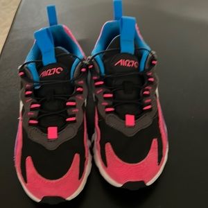 Nike air 270 react hyper pink vivid purple size 13c little kids
